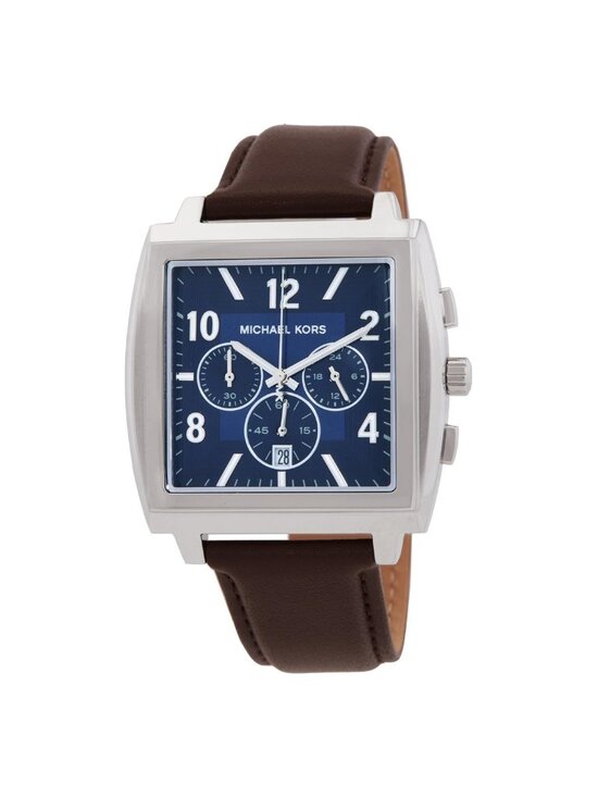 NWT Michael Kors Rhys Chronograph Quartz Blue Dial Men\'s Watch